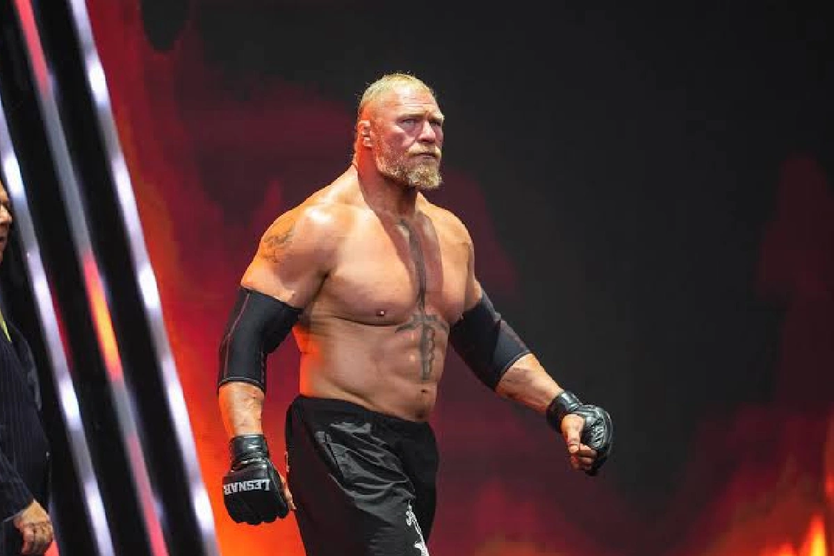 Brock Lesnar entrance at SummerSlam