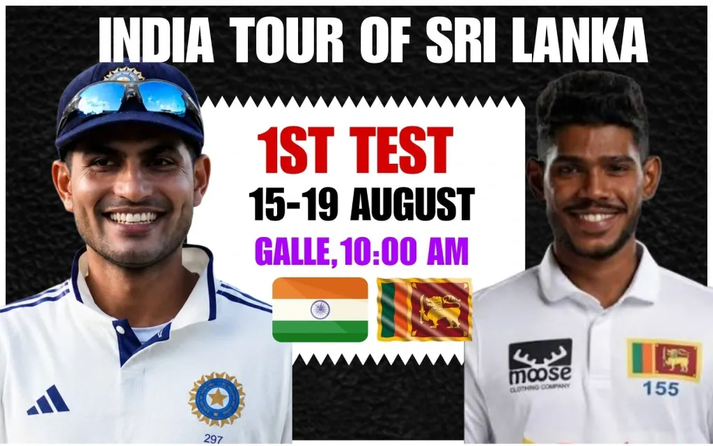 india tour of shrilanka India vs Srilanka Test Match Series 2026