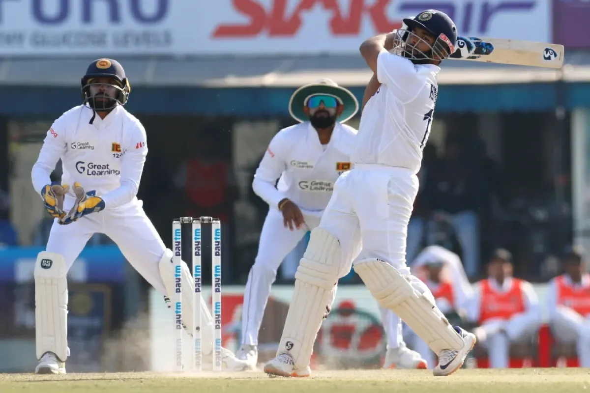 live test cricket action India vs Srilanka Test Match Series 2026