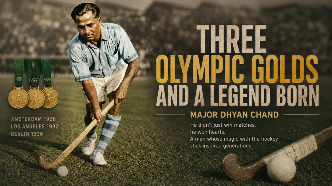 olympic gold major dhyan chand national sports day