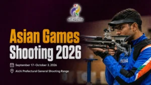 Asian Games Shooting 2026 Schedule - India rifle, pistol and shotgun events