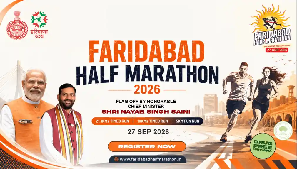 Faridabad Half Marathon 2026 at Suraj Kund Mela Grounds